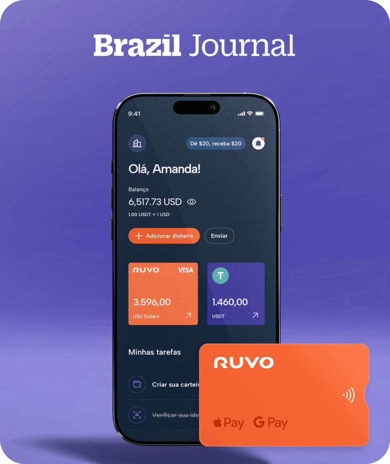 Ruvo app and card on phone